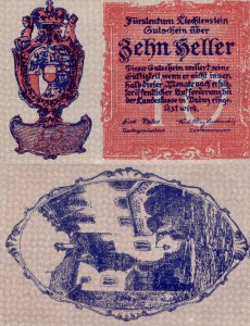 Liechtenstein 10 Heller P-1 1920 Stan UNC