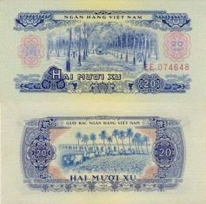 Wietnam Południowy  20 Xu P-38 1966 UNC