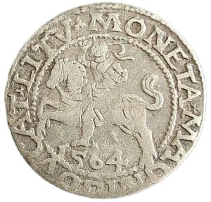 Zygmunt II August. Półgrosz 1564 Wilno