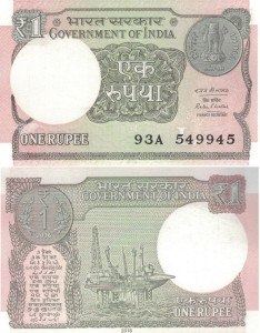 Indie 1 Rupes P-108 2016 Stan I UNC