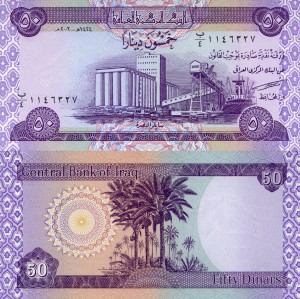 Irak 50 Dinars P-90 2003 UNC