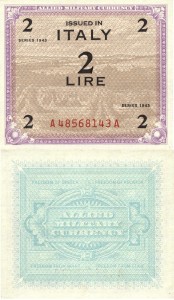 Włochy 2 liry P-M11 1943 Stan I UNC