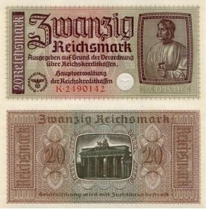Niemcy 20 Marek 1939 P-R139 Stan I UNC 