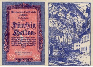 Liechtenstein 50 Heller P-3 1920 Stan UNC