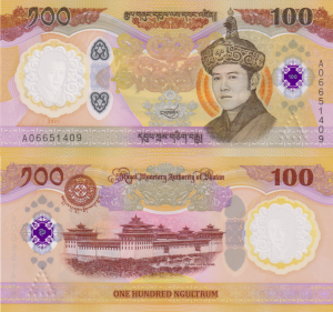 Bhutan 100 Ngultrum P-W43 2025 stan I UNC Polimer