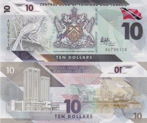 Trinidad Tobago 10 Dollars P-62 2020/21 Stan I UNC