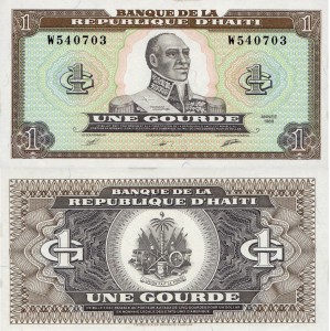 Haiti 1 Gourde P253 1989 AUNC