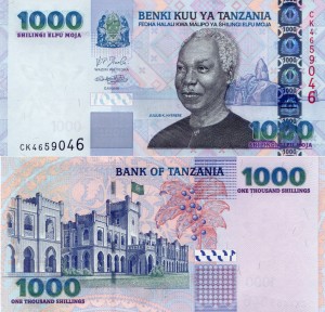 Tanzania 1000 Shilingi P-36 2003 aUNC