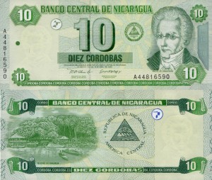 Nikaragua 10 Cordobas P-191 2002 UNC