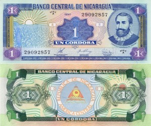 Nikaragua 1 Cordoba P-173 1990 UNC