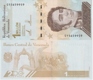 Wenezuela 1 000 000 Bolivares 2020 P-114 UNC