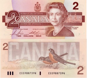 Kanada 2 Dollars P-94c 1986 UNC 