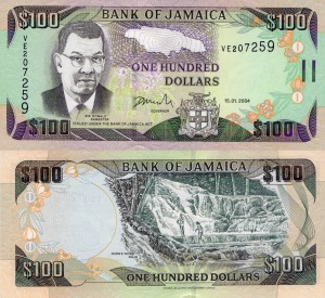 Jamajka 100 Dollars P80d 2004 UNC