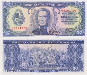 Urugwaj 50 Pesos P-46 1967 UNC