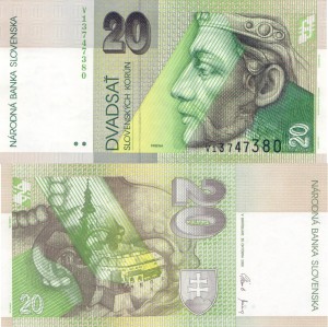 Słowacja 20 Korun P-20g 2006 UNC