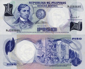 Filipiny 1 Piso  1969 P-142 UNC