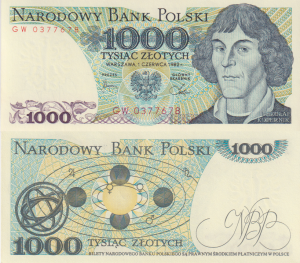 Polska 1000 złotych P-146 1982 stan I UNC GW