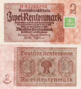  Niemcy 2 Marki P-2 1948 Stan I UNC