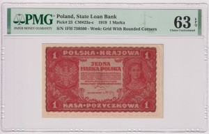 Polska 1 Marka P-23 1919  PMG63