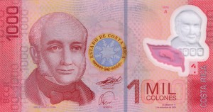 Kostaryka 1000 Colones P-274a 2009 UNC Polymer