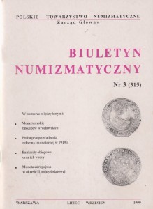 Biuletyn Numizmatyczny 315