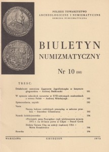 Biuletyn Numizmatyczny 88
