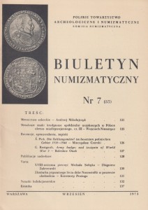 Biuletyn Numizmatyczny 85