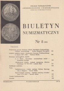 Biuletyn Numizmatyczny 86
