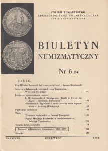 Biuletyn Numizmatyczny 84