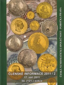 Česká numismatická společnost - Členské informace 2011/2