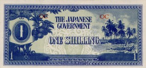 Oceania 1 Shilling P-2 1942 UNC