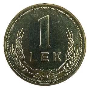 Albania 1 Lek KM 74 1988 UNC