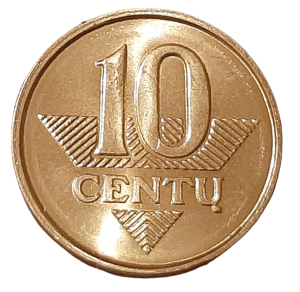 Litwa 10 Centu KM 106 2009 UNC