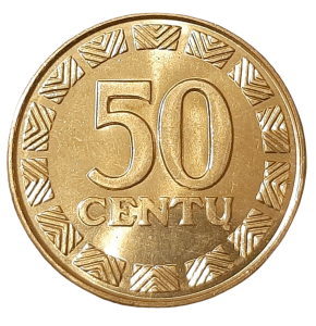 Litwa 50 Centu KM 108 1997 UNC