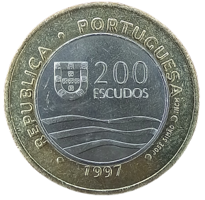 Portugalia 200 Escudos KM 694 1997 UNC