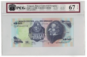 Urugwaj 50 Nuevos Pesos 1989 P-61A PCG 67