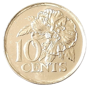 Trynidad i Tobago 10 Centów KM 7 2005 UNC