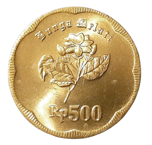 Indonesia 500 Rupiah KM 54 1991 UNC