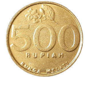 Indonezja 500 Rupii KM 59 2002 UNC