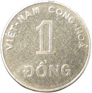 South Vietnam 1 Dong KM 12 1971 UNC