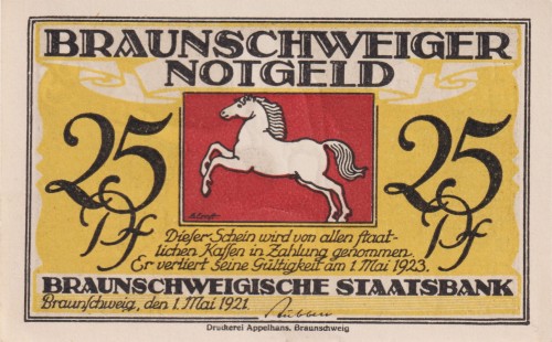 Braunschweig 25 Pf G-155.2e Druckerei Appelhans, Braunschweig A.jpg