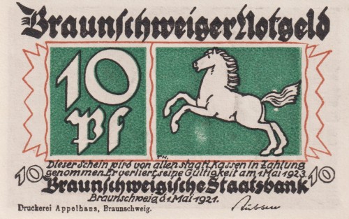 Braunschweig 10 Pf G-155.1a Druckerei Appelhans, Braunschweig A.jpg