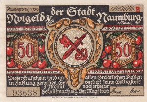 Naumburg 50 Pf G-928.4 1920 