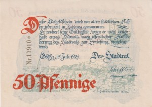Gotha 50 Pf G-456.6a 15.7.1921 a UNC 