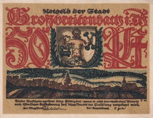 Grossbreitenbach 50 Pf G-478.2.1 AU/UNC Das Holz