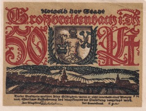 Grossbreitenbach 50 Pf G-478.2.2 XF Geigen
