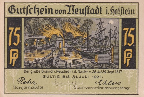 Neustadt i. Holstein 75 Pf G-963.1b Der grosse Brand A.jpg