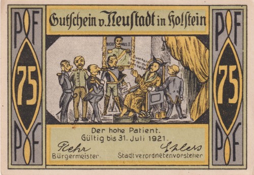 Neustadt i. Holstein 75 Pf G-963.1b Der hohe Patient A.jpg