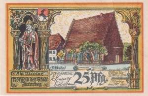 Juterbog 25 Pf G-663.1 1.10.1920 AU/UNC