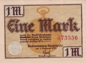 Glashutte 1 Mk G-430.1 1.8.1921 AU/UNC